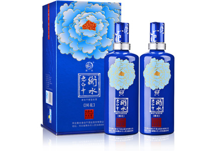 41度蓝牡丹衡水老白干国花酒(2瓶)500ml图片