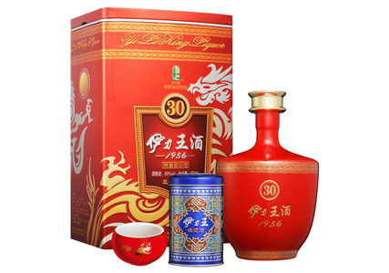 50度伊力王酒(红)500ml图片