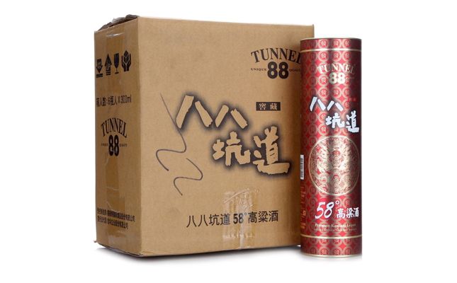 58度台湾八八坑道窖藏高粱酒一箱图片