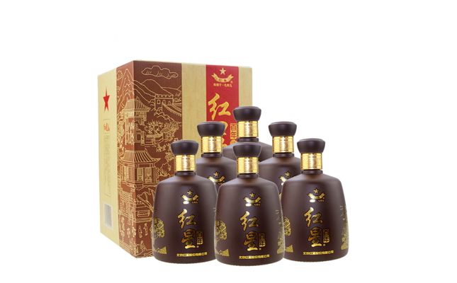 礼盒装43度北京红星二锅头百年白酒一箱图片