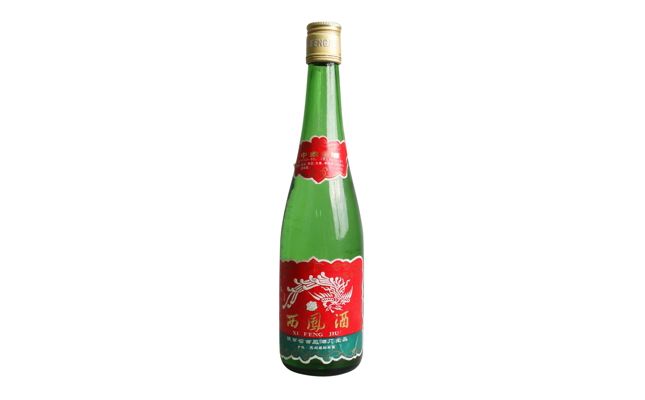1992-1995年55度绿瓶西凤酒500ml图片